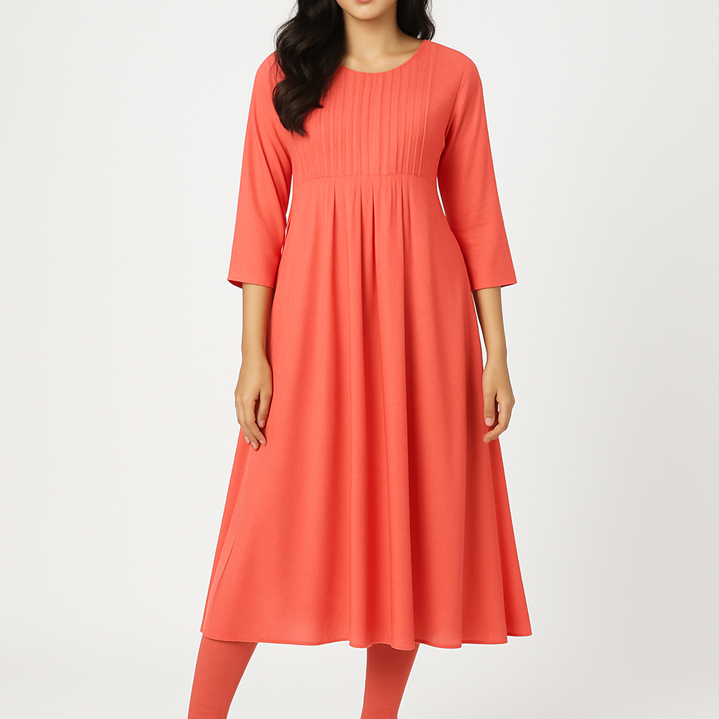 Rayon Flared Kurta