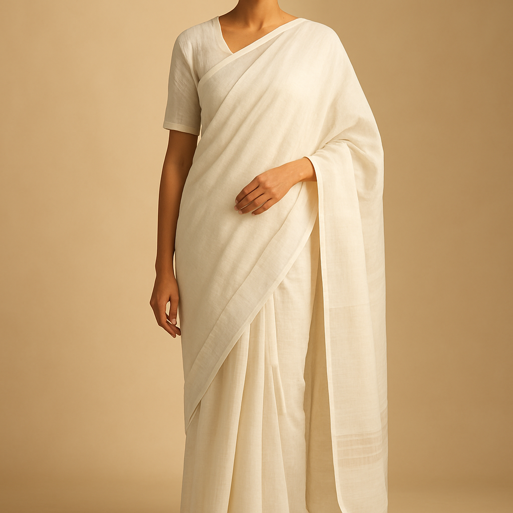 Linen Saree