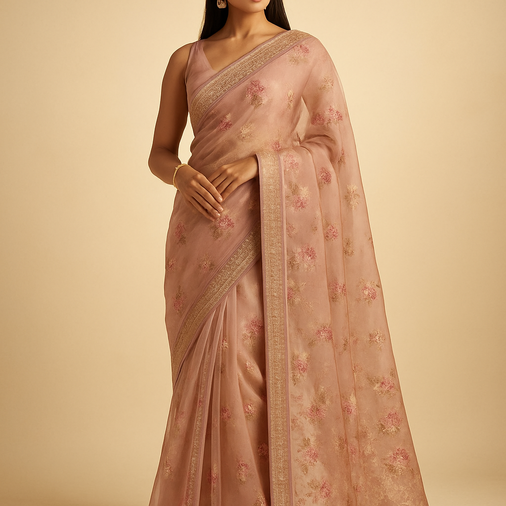 Organza Saree