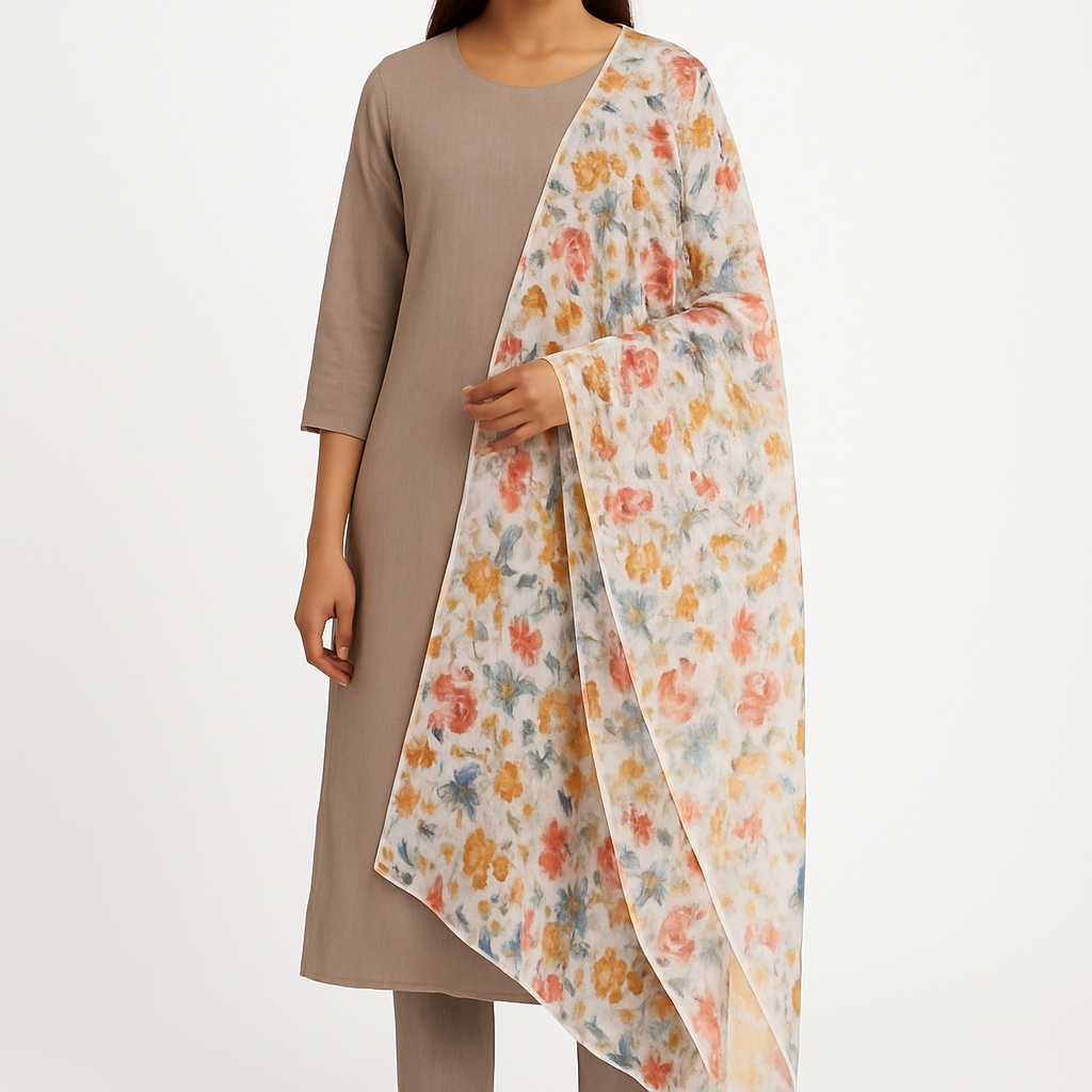Chiffon Printed Dupatta